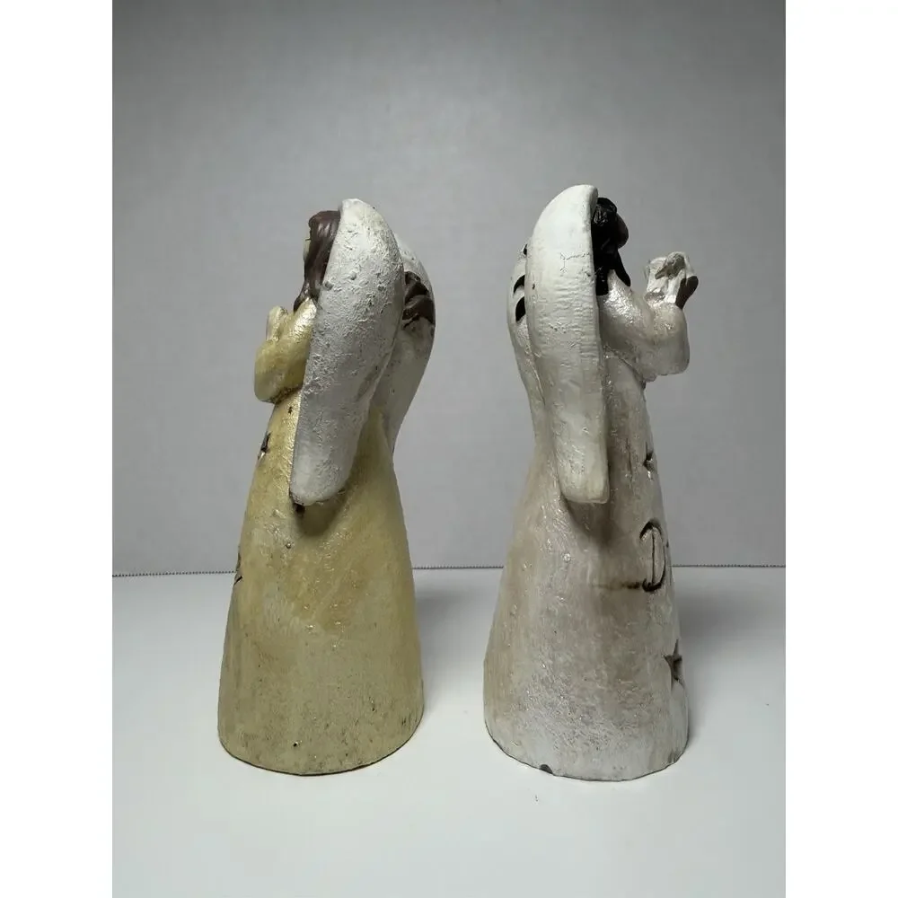Two Piece Two Color Vintage “Peace & Dream” Angel Set